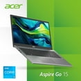 thumbnail image 2 of Acer Aspire Go 15 - 15.6" Notebook - Full HD - Intel Core i3 i3-N305 - 8 GB - 128 GB Flash Memory - English Keyboard - Silver - AG15-31P AG15-31P-3947, 2 of 10