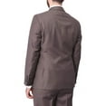 thumbnail image 3 of Mens Classic Fit Two Button 100% Wool Wrinkle Resistant Suit - Olive Green, 3 of 8