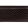 thumbnail image 2 of Men Dark Brown Faux Snake Skin Leather Belt, 2 of 2