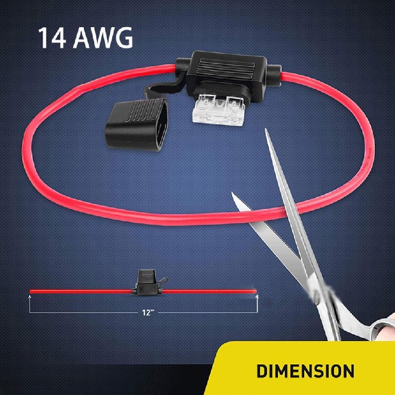 Zeiwohndc 130pcs Vehicle Fuses Holders With Dustproof Designs and Assorted Fuses