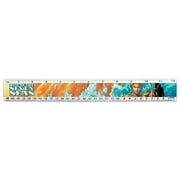 Aquaman King of the Sea 12 Inch Standard and Metric Plastic Ruler