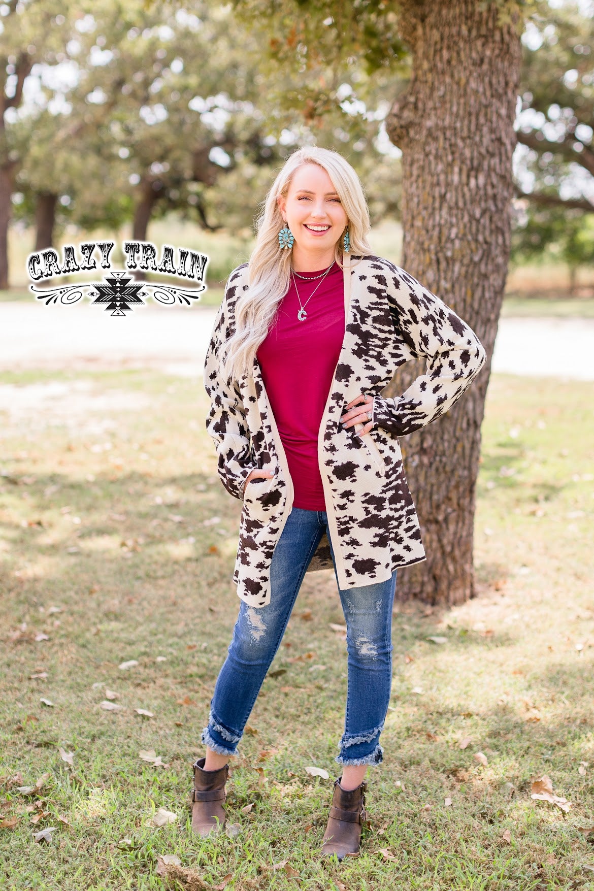 Crazy Train Top Hand Cardigan - Walmart.com