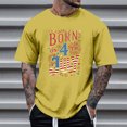 thumbnail image 1 of Tops para hombre, blusas y camisas de cuello redondo y manga corta para hombre, tops casuales de cuello redondo y manga corta con estampados especiales para hombre., 1 of 5