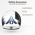 thumbnail image 4 of AHR Youth Kids Dirt Bike Helmet Offroad Motocross ATV Mountain Bike BMX MX Full Face Motorcycle Helmet DOT Approved, 4 of 10