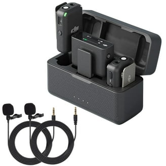 DJI Mic 2 All-in-one Wireless Microphone Bundle for Camera