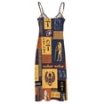 thumbnail image 6 of Egyptian Collage Sleeveless Dress Women's dress summer dress women elegant dresses for women summer women's suit, 6 of 6