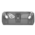 thumbnail image 2 of Shockproof Clear Case, Non Slip TPU Protective Cover with Bracket for  ROG Ally 2023, Foldable Stand, Handheld Console Transparent Case, 2 of 7