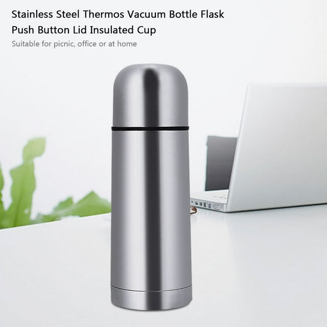 Vacuum Insulated Tumbler, Push Button Lid Travel Tumbler, Stainless Steel Leak-proof For Travel Camping