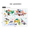 thumbnail image 4 of Pegatinas de pared Mundo Animal Pegatinas de pared Calcomanías murales para dormitorio Sala de estar TV Pared, 4 of 5