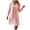 Pink, variant on Women's Two Pieces Sets Mother of the Bride Dress Suits with Hollow Long Sleeve Cardigan Formal Dressy Elegant Outfit Pink M
