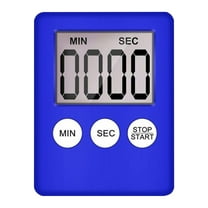 FNGZ Clock Clearance Large Digital Lcd Kitchen Cooking Timer Count-Down Up Clock Alarm Magnetic Blue