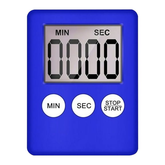 FNGZ Clock Clearance Large Digital Lcd Kitchen Cooking Timer Count-Down Up Clock Alarm Magnetic Blue