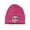 Hot Pink, variant on Sugar Skull Patch Cuffed Beanie - Hot Pink