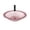 Purple, variant on Wall Mount Transparent Plastic Hummingbird Bath Bowl, Outdoor Tree Mounted Bird Water Feeder with Embossed Floral Pattern for Garden Patio(Purple)