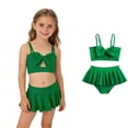 thumbnail image 3 of Kids Girls Swimsuits Swimsuit With Shorts Bathing Suit 2 Piece Toddler Girl Bathing Suit Girl Bathing Suits Size 4-5 Years, 3 of 7
