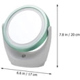 thumbnail image 2 of LED Tabletop Vanity Mirror Double Sided Makeup Mirror Touch Screen Switch Mirrors for Women Dressing Room Bedroom, 2 of 8