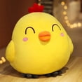 thumbnail image 1 of Juguetes de peluche de pollo de dibujos animados Kawaii para niños, muñeco de pollo amarillo suave, almohada de Animal de peluche, regalos de Navidad para niños, 25-65cm, 1 of 3
