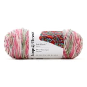Loops & Threads Soft Classic Multi Yarn - Multicolor Yarn for Knitting, Crochet, Weaving, Arts & Crafts - Primrose, Bulk 12 Pack