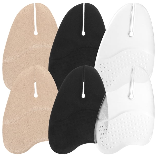 3 pares de cojines para dedos de los dedos de las sandalias de tanga, cojines para el antepié, almohadillas de agarre para los dedos de los pies para mujeres y hombres