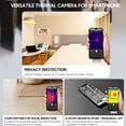 thumbnail image 3 of GUIDE MobIR 2S Infrared Thermal Imager Auto Focus Mini Pocket Size Portable Smartphone IR Thermal Ca, 3 of 7