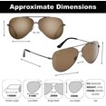 thumbnail image 4 of Flying Fisherman Crew Polarized Sunglasses - Copper/Amber, 4 of 7