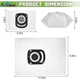 thumbnail image 5 of 10 Pack Vacuum Cleaner Bags for Rowenta Hygiene+, Zr200520, Compact Power, X-trem Power & Silence Force (RO64XX, RO63XX, RO68XX, RO39X), 5 of 5