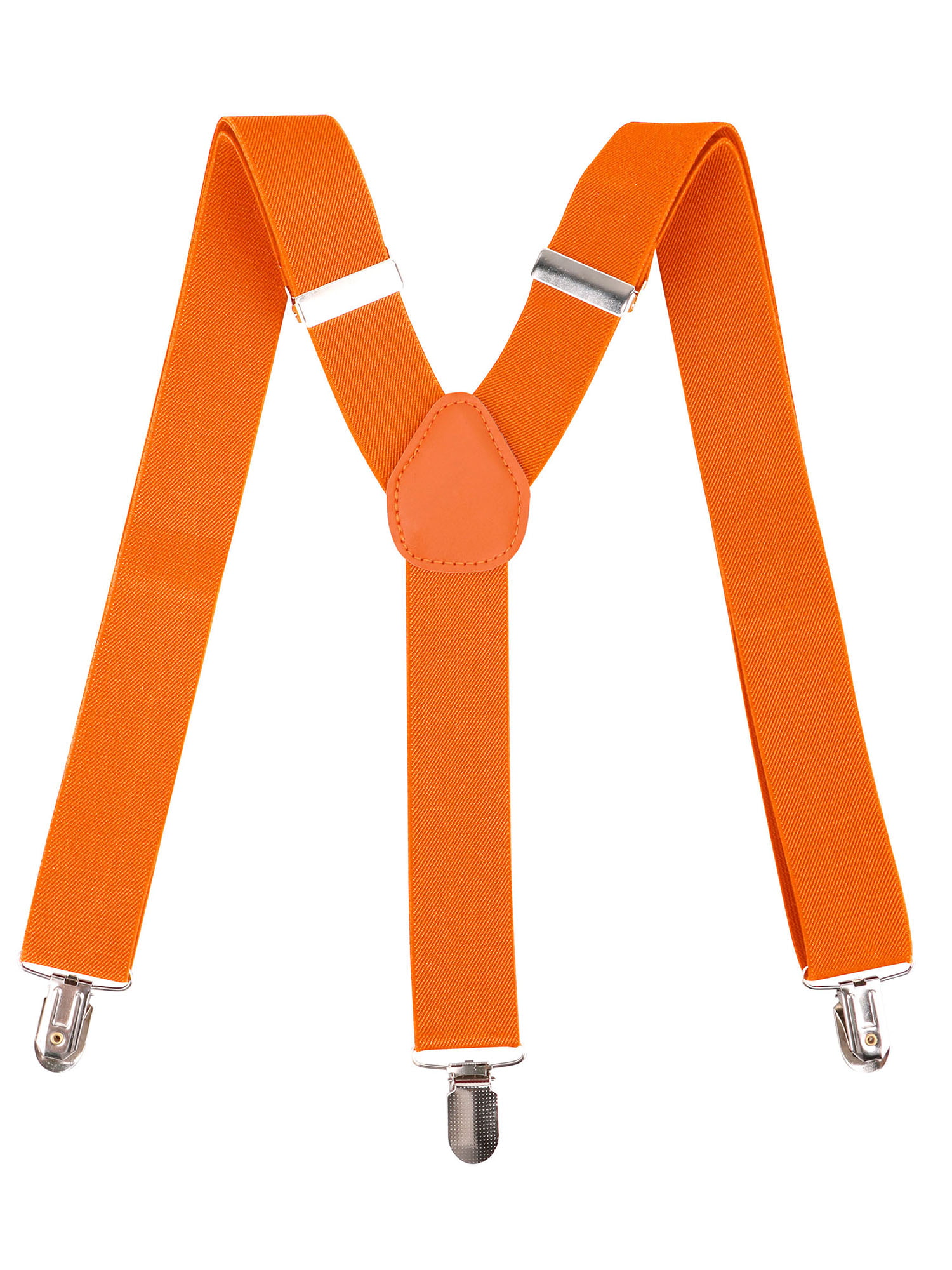 Woodland Camo Unisex 3 Clips On Adjustable Elastic Braces Y Belt Suspenders 