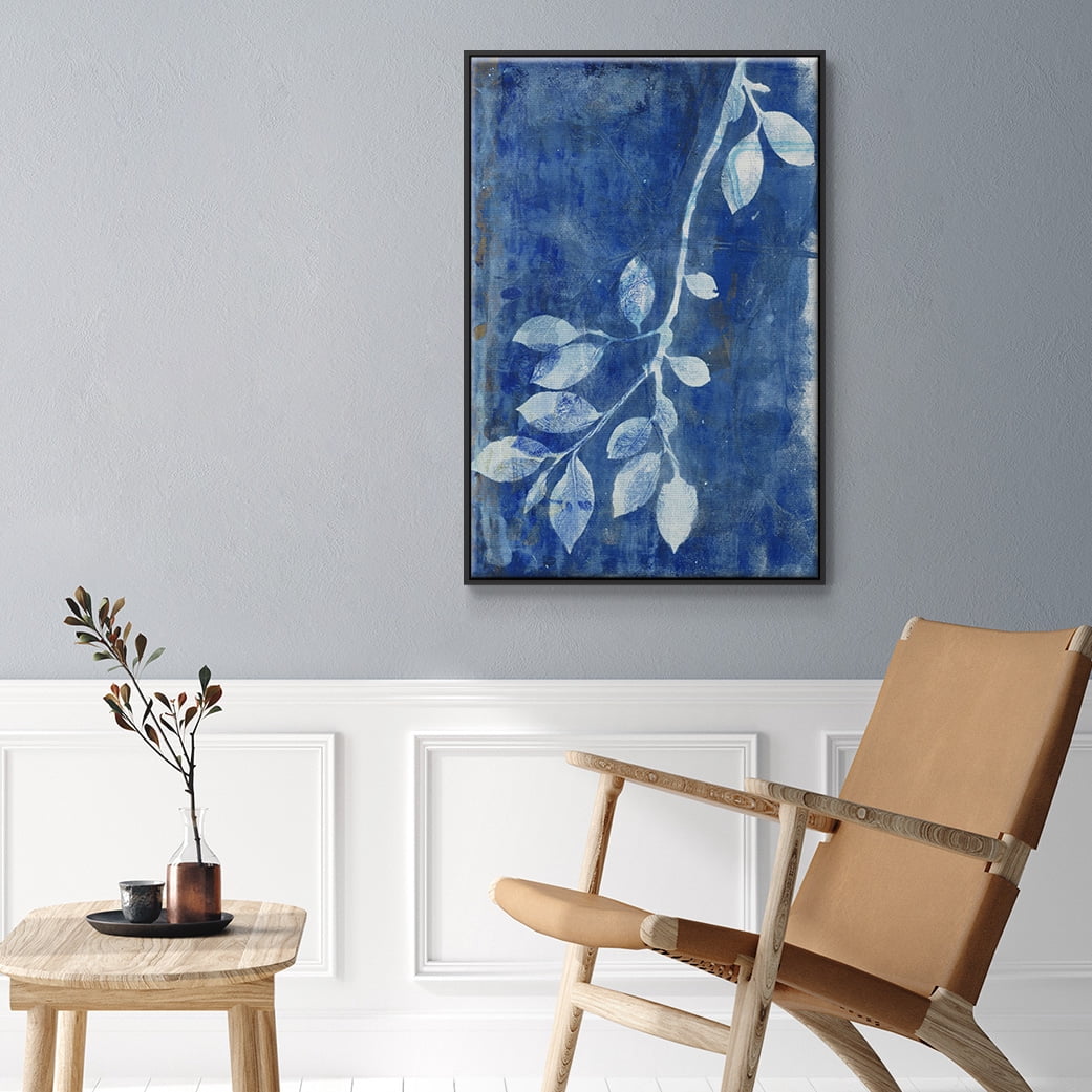 Branching Out XIX Framed Premium Gallery Wrapped Canvas - Ready to Hang - 27 x 41 - Black Floating Frame