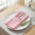 thumbnail image 4 of REGALWOVEN 12 Pack Cloth Napkins, Jacquard Washable and Reusable Table Dinner Napkins for Restaurant, Weddings, Event and Parties Rose gold 19x19inch, 4 of 6