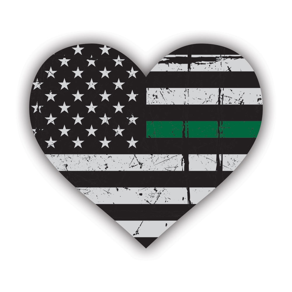 Tattered Army Wife Army Girlfriend Thin Green Line Heart Flag Sticker Decal  - Self Adhesive Vinyl - Weatherproof - Made in USA - distressed served  service vet veteran - Walmart.com