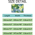 thumbnail image 3 of Crawling Indoor Carpet Play Mat Vibrant Leaves Tropical for Living Room Bedroom Educational Nursery Floor Mat Area Rugs 63x48inch, 3 of 6