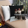 thumbnail image 1 of Ahgly Company Foods Cupcake Outdoor Throw Pillow, 18 inch by 18 inch, 1 of 6