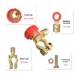 thumbnail image 2 of Interruptor de corte rápido Aislador de desconexión antifugas Accesorios para automóviles (rojo), 2 of 5