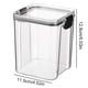 thumbnail image 2 of FLhrweasw Contenedores Almacenamiento Alimentos Tanque Frascos A Prueba Humedad Utensilios para El (950ML), 2 of 9