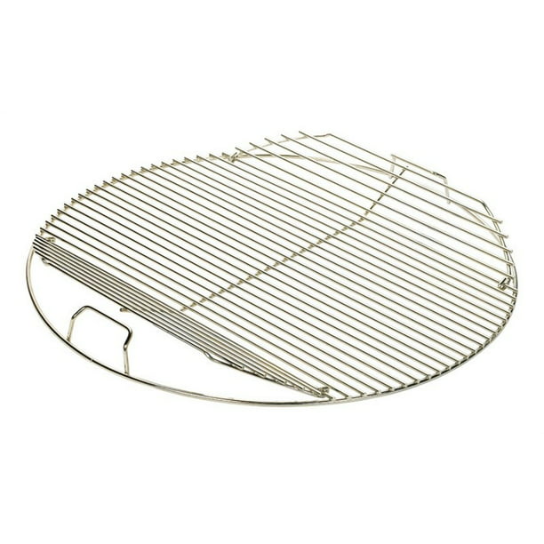 Weber Heavy Duty Plated Steel Hinged Cooking Grate for 22.5'' Grills ...