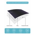 thumbnail image 5 of Purple Black Ombre Summer Quilt Set Full Size,Soft Microfiber Quilted Bedding Set with 2 Pillow Shams,Gradient Contemporary Abstract Art Lightweight All Season Bedspread Coverlet for Bedroom 78"x90", 5 of 6