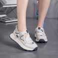 thumbnail image 3 of CHICVOMEY Women's Sneakers Platform Casual Sneakers - Crossover Velcro Straps Slip-On Walking Shoes with Arch Support - Breathable Non-Slip Retro Fashion Sneakers for Daily Travel, 3 of 7