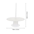 thumbnail image 2 of Shisuyan 5 Sets Cake Tier Kit White PP Support Minimalist Design Home Users, 2 of 8