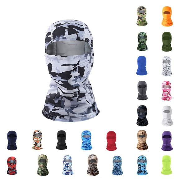 FUZHIQ Full Face Balaclava UPF 50 UV Protection Sun Hood Breathable Cooling Head Neck Cover for Men Women Motorcycle Cycling Hiking Camping Outdoor Sports