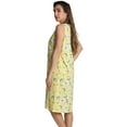 thumbnail image 2 of Just Love Short Sleeve Nightgown Sleep Dress for Women (Yellow - Celestial Glow, Medium), 2 of 2