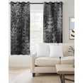 thumbnail image 2 of Grey Forest Blackout Curtains for Bedroom/Living Room, Thermal Insulated Kitchen Curtains, Pine Tree Summer Botanical Modern Art Grommet Darkening Window Treatment Drapes 52"x63"x2, 2 of 8