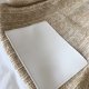 thumbnail image 5 of Bolsa De Hombro Borsa casual da donna Borsa da spiaggia in paglia per il tempo libero Borsa fatta a mano in tessuto (bianco), 5 of 6