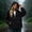 Black, variant on IUYRTFE Women's Half Zip Waterproof Jacket with Detachable Hood Long Sleeve Outdoor Windbreaker