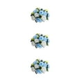 thumbnail image 3 of Justharion 1/2/3/5 Exquisite Simplicity Fake Flower Ball Arrangement Bouquet For Minimalist Décor blue 3PCS, 3 of 6