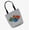 Gray, variant on Trick or Treat Paper Mache Pumpkins Halloween Tote Bag