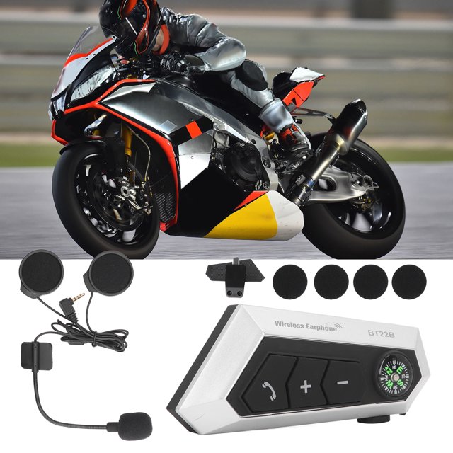 Auriculares inalámbricos ANGGREK para casco control de reproducción 50 Batería 1000 mAh
