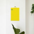 thumbnail image 6 of Almencla Shoe Charm Holder, Shoe Charm Display Wall Hanging, Durable Shoes Charm Storage Pad with 80 Holes (No Accessories Included) Yellow, 6 of 8