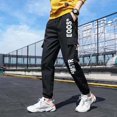 thumbnail image 1 of New Hong Kong Style Workwear Pants  Men‘s Solid Color Versatile Loose Trendy Large Size Leggings, 1 of 6