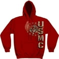 thumbnail image 2 of USMC Marines Pride Duty Honor Red Hoodie-X-Large, 2 of 2