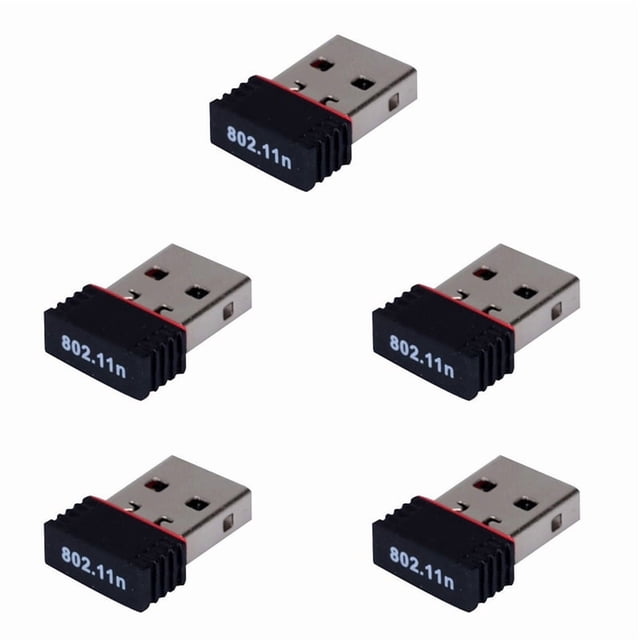 5X Realtek Usb Inalámbrico 802.11B/G Lan Tarjeta Wifi Adaptador de Red Rtl8188